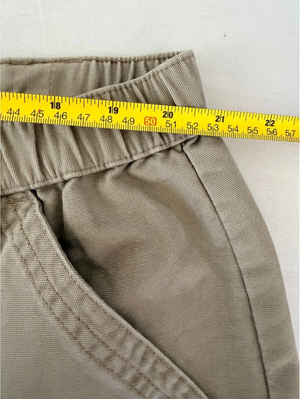 Columbia Vintage Cargo Utility Shorts Men’s XL Khaki Cotton Outdoor Hiking